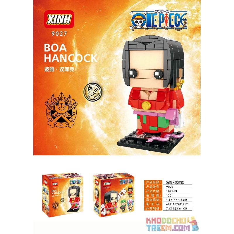 XINH 9027 non  MỘT MẢNH VỊNH HOÀNG ĐẾ HANCUK bộ đồ chơi xếp lắp ráp ghép mô hình Movie & Game BOA HANCOCK Phim Và Trò Chơi 120 khối