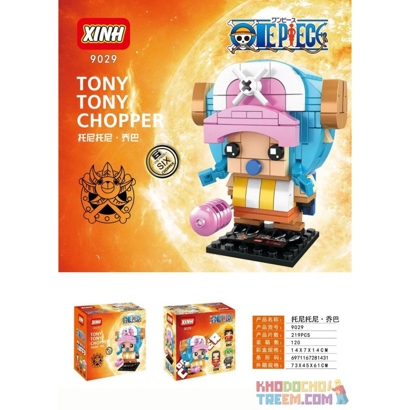 XINH 9029 non  MỘT CƯỚP BIỂN WANG TONONI QIAOBA bộ đồ chơi xếp lắp ráp ghép mô hình Movie & Game TONY CHOPPER Phim Và Trò Chơi 219 khối