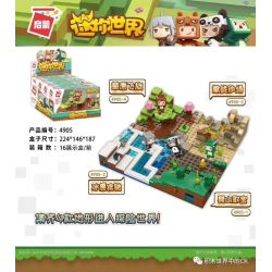 Enlighten 4905-1 4905-2 4905-3 4905-4 Qman 4905-1 4905-2 4905-3 4905-4 non  4 CẢNH CHẶT NÚI LẤY BÁU VẬT PHI NƯỚC ĐẠI CHIẾN TRƯỜNG KHỐC LIỆT ĐỒNG CỎ QUAY bộ đồ chơi xếp lắp ráp ghép mô hình Minecraft Game Xây Dựng 379 khối