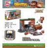 Enlighten 4906 Qman 4906 non  DŨNG CẢM KHAI THÁC MỎ bộ đồ chơi xếp lắp ráp ghép mô hình Minecraft Game Xây Dựng 112 khối