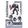 KEEPPLEY K20301 20301 non  PHIÊN BẢN MINI MARK.06 bộ đồ chơi xếp lắp ráp ghép mô hình Brickheadz EVANGELION MARK.06 Nhân Vật Đầu To