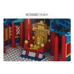 Kazi KY2001 2001 non  ĐỀN THIÊN ĐƯỜNG BẮC KINH 1 100 tỷ lệ 1:100 bộ đồ chơi xếp lắp ráp ghép mô hình Chinatown BEIJING TIANTAN Khu Phố Tàu 1736 khối