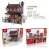XINGBAO 01027 non  VÀ FANGING bộ đồ chơi xếp lắp ráp ghép mô hình Chinatown 盛世唐朝 Khu Phố Tàu 2304 khối