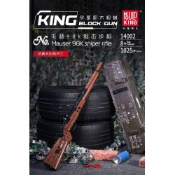 MouldKing 14002 Mould King 14002 non  SÚNG BẮN TỈA MAUSER 98K bộ đồ chơi xếp lắp ráp ghép mô hình Gun MAUSER 98K SNIPER RIFLE 1025 khối