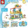 SHENG YUAN SY SY6571 6571 non  NHÀ HÀNG HẢI SẢN bộ đồ chơi xếp lắp ráp ghép mô hình  S-GIRLS Các Bạn Gái 490 khối