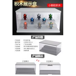 LEZHAN 3028A non  HỘP HIỂN THỊ HẠT NHỎ bộ đồ chơi xếp lắp ráp ghép mô hình Gear Đồ Lắp Ghép 2 khối