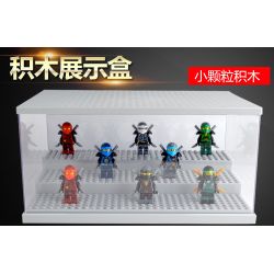 LEZHAN 3028A non  HỘP HIỂN THỊ HẠT NHỎ bộ đồ chơi xếp lắp ráp ghép mô hình Gear Đồ Lắp Ghép 2 khối