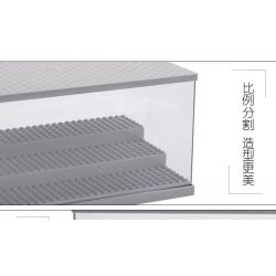 LEZHAN 3028A non  HỘP HIỂN THỊ HẠT NHỎ bộ đồ chơi xếp lắp ráp ghép mô hình Gear Đồ Lắp Ghép 2 khối