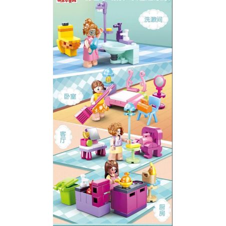 SLUBAN M38-B0800A B0800A 0800A M38B0800A 38-B0800A M38-B0800B B0800B 0800B M38B0800B 38-B0800B M38-B0800C B0800C 0800C M38B0800C 38-B0800C M38-B0800D B0800D 0800D M38B0800D 38-B0800D non  NGÔI NHÀ MƠ ƯỚC 4 KIỂU bộ đồ chơi xếp lắp ráp ghép mô hình Girl's Dream Giấc Mơ Con Gái 195 khối