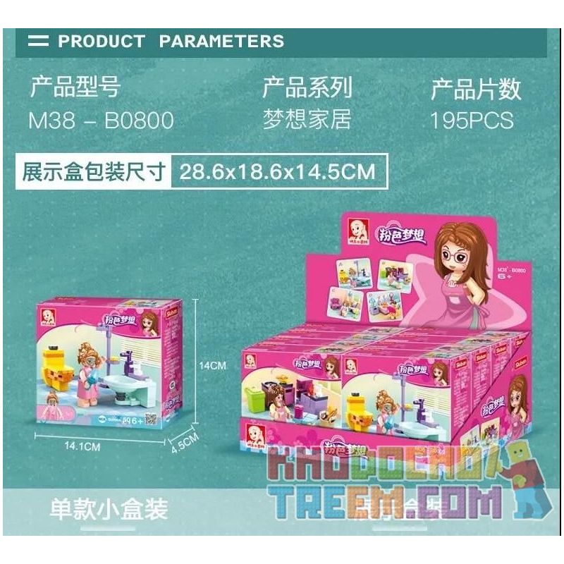 SLUBAN M38-B0800A B0800A 0800A M38B0800A 38-B0800A M38-B0800B B0800B 0800B M38B0800B 38-B0800B M38-B0800C B0800C 0800C M38B0800C 38-B0800C M38-B0800D B0800D 0800D M38B0800D 38-B0800D non  NGÔI NHÀ MƠ ƯỚC 4 KIỂU bộ đồ chơi xếp lắp ráp ghép mô hình Girl's Dream Giấc Mơ Con Gái 195 khối