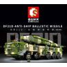 SEMBO 105795 non  TÊN LỬA ĐẠN ĐẠO CHỐNG HẠM DONGFENG 21D bộ đồ chơi xếp lắp ráp ghép mô hình Military Army DF21D-ANTI-SHIP BALLISTIC MISSILE Quân Sự Bộ Đội 1230 khối