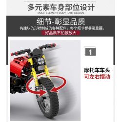 ACHKO 50001 non  MÔ TÔ CẮM TRẠI ĐỊA HÌNH bộ đồ chơi xếp lắp ráp ghép mô hình  COME ALIVE Kỹ Thuật Công Nghệ Cao Mô Hình Phương Tiện 539 khối