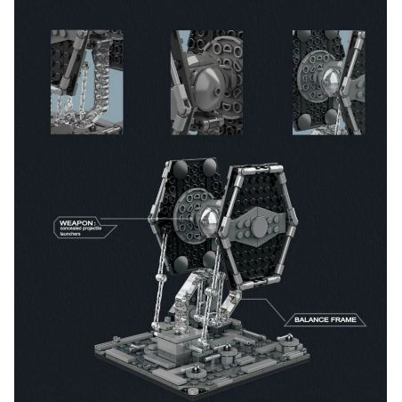 DK 7006 non  MÁY BAY CHIẾN ĐẤU TITAN CÂN BẰNG CĂNG THẲNG bộ đồ chơi xếp lắp ráp ghép mô hình Star Wars BALANCE FRAME THE FIGHTER STARFIGHTER Chiến Tranh Giữa Các Vì Sao 302 khối
