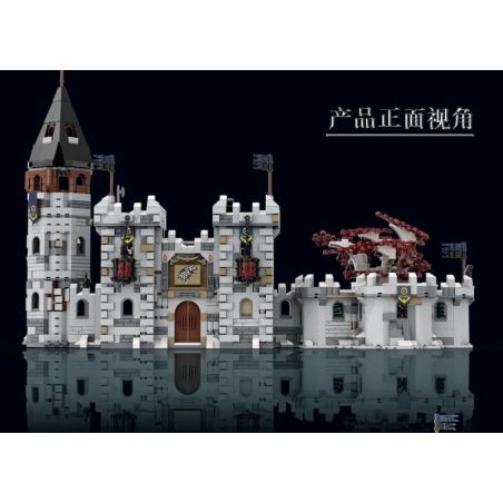 SUPER 18K K101 non  THÀNH PHỐ MÙA ĐÔNG bộ đồ chơi xếp lắp ráp ghép mô hình Game Of Thrones GAME OF THRONES WINTERFELL Trò Chơi Vương Quyền 2217 khối