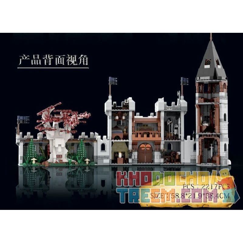 SUPER 18K K101 non  THÀNH PHỐ MÙA ĐÔNG bộ đồ chơi xếp lắp ráp ghép mô hình Game Of Thrones GAME OF THRONES WINTERFELL Trò Chơi Vương Quyền 2217 khối