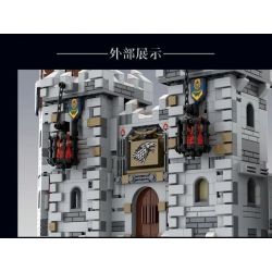 SUPER 18K K101 non  THÀNH PHỐ MÙA ĐÔNG bộ đồ chơi xếp lắp ráp ghép mô hình Game Of Thrones GAME OF THRONES WINTERFELL Trò Chơi Vương Quyền 2217 khối