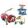 FORANGE FC3109 3109 non  XE CỨU HỎA SÂN BAY bộ đồ chơi xếp lắp ráp ghép mô hình Fire Rescure FIRE FIGHTERS 630 khối