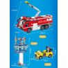 FORANGE FC3109 3109 non  XE CỨU HỎA SÂN BAY bộ đồ chơi xếp lắp ráp ghép mô hình Fire Rescure FIRE FIGHTERS 630 khối