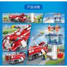 FORANGE FC3109 3109 non  XE CỨU HỎA SÂN BAY bộ đồ chơi xếp lắp ráp ghép mô hình Fire Rescure FIRE FIGHTERS 630 khối