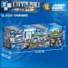 ZHEGAO QL0226 0226 non  THEO DÕI CẢNH BÁO TOÀN THÀNH PHỐ 4 MÔ HÌNH bộ đồ chơi xếp lắp ráp ghép mô hình Police CITY POLICE Cảnh Sát 776 khối