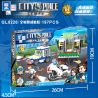 ZHEGAO QL0226 0226 non  THEO DÕI CẢNH BÁO TOÀN THÀNH PHỐ 4 MÔ HÌNH bộ đồ chơi xếp lắp ráp ghép mô hình Police CITY POLICE Cảnh Sát 776 khối