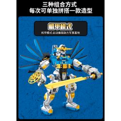 WANGE 5669 non  CÂU CHUYỆN VỀ NGƯỜI MÁY bộ đồ chơi xếp lắp ráp ghép mô hình ROBOT STORY 887 khối