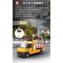 HAPPY BUILD 【未知】 Xếp hình kiểu  4 Types Of Mobile Barbecue Carts, Mobile Coke Carts, Mobile Arcade Cars, And Street Band Car