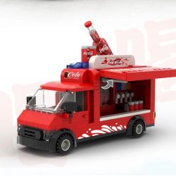 HAPPY BUILD 【未知】 Xếp hình kiểu  4 Types Of Mobile Barbecue Carts, Mobile Coke Carts, Mobile Arcade Cars, And Street Band Car
