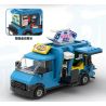 HAPPY BUILD 【未知】 Xếp hình kiểu  4 Types Of Mobile Barbecue Carts, Mobile Coke Carts, Mobile Arcade Cars, And Street Band Car