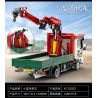 HAPPY BUILD YC-GC007 GC007 YCGC007 non  CẦN CẨU NHỎ bộ đồ chơi xếp lắp ráp ghép mô hình Build Team X-TECH CRANE LORRY Đội Xây Dựng 1477 khối