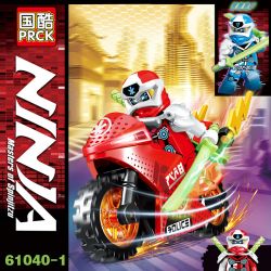 PRCK 61040 non  8 LOẠI NHÂN VẬT MINI MÔ TÔ NINJA bộ đồ chơi xếp lắp ráp ghép mô hình The  Ninjago Movie NINJA MASTERS OF SPINJITZU Ninja Lốc Xoáy