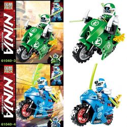 PRCK 61040 non  8 LOẠI NHÂN VẬT MINI MÔ TÔ NINJA bộ đồ chơi xếp lắp ráp ghép mô hình The  Ninjago Movie NINJA MASTERS OF SPINJITZU Ninja Lốc Xoáy