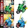 PRCK 61040 non  8 LOẠI NHÂN VẬT MINI MÔ TÔ NINJA bộ đồ chơi xếp lắp ráp ghép mô hình The  Ninjago Movie NINJA MASTERS OF SPINJITZU Ninja Lốc Xoáy