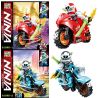 PRCK 61040 non  8 LOẠI NHÂN VẬT MINI MÔ TÔ NINJA bộ đồ chơi xếp lắp ráp ghép mô hình The  Ninjago Movie NINJA MASTERS OF SPINJITZU Ninja Lốc Xoáy