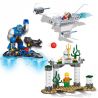 LELE 79036-1 79036-2 79036-3 non  3 SIÊU ANH HÙNG DC AQUAMAN WONDER WOMAN DARKSIDE bộ đồ chơi xếp lắp ráp ghép mô hình Super Heroes HEROES GATHERING Siêu Nhân Anh Hùng 240 khối