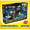 QuanGuan 100047 Quan Guan 100047 non  ĐỘI CƠ ĐỘNG SWAT 6 TỔ HỢP XE TẤN CÔNG TRỰC THĂNG JEEP TÀU TUẦN TRA ĐỊA HÌNH THUYỀN CHIẾN ĐẤU bộ đồ chơi xếp lắp ráp ghép mô hình Swat Special Force SWAT MOBILE TEAM Đặc Nhiệm 454 khối
