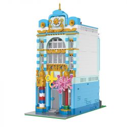 HAPPY BUILD YC-20005 20005 YC20005 non  TIỆM HỚT TÓC bộ đồ chơi xếp lắp ráp ghép mô hình Creator VITAGE MODE Sáng Tạo 1748 khối