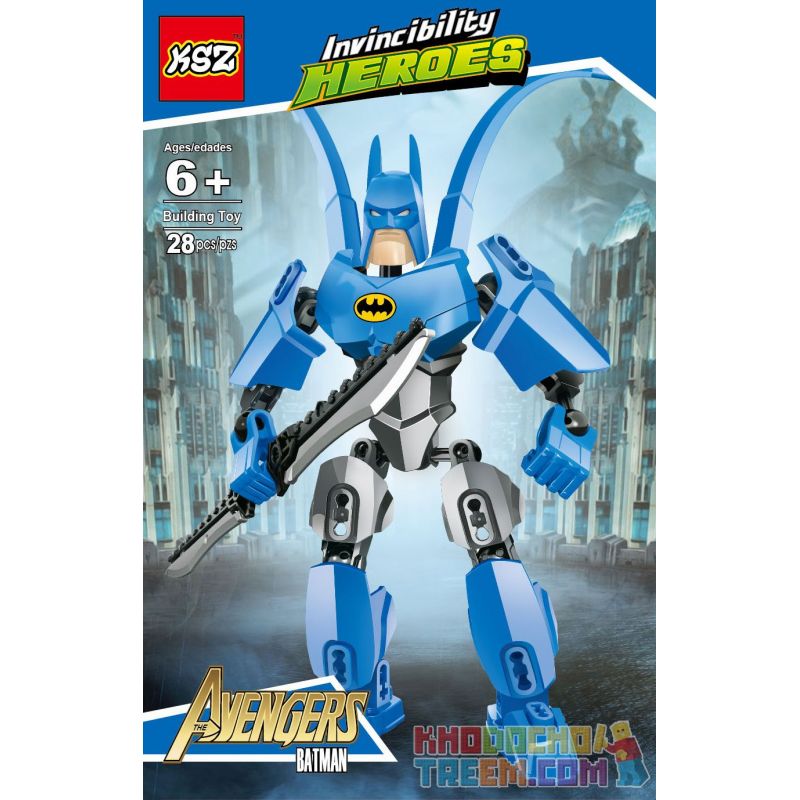 SLUBAN M38-B0580 B0580 0580 M38B0580 38-B0580 M38-0582 0582 M380582 38-0582 non  NGƯỜI DƠI CỔ ĐIỂN bộ đồ chơi xếp lắp ráp ghép mô hình Marvel Super Heroes INVINCIBILITY HEROES Siêu Anh Hùng Marvel 28 khối