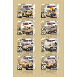 BX002 XINGBAO XB3005 3005 XB-13005 13005 XB13005 non  XE TĂNG HOÀNG ĐẾ 8IN1 bộ đồ chơi xếp lắp ráp ghép mô hình Military Army MIRAGE TANK Quân Sự Bộ Đội 1028 khối