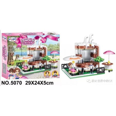 Winner 5070 non  QUÁN CÀ PHÊ bộ đồ chơi xếp lắp ráp ghép mô hình  Các Bạn Gái 184 khối