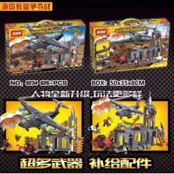 XINH 8234 non  TRẬN CHIẾN CHO NHÀ THỜ TRÊN ĐẢO bộ đồ chơi xếp lắp ráp ghép mô hình Movie & Game Phim Và Trò Chơi 626 khối