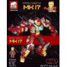ELEPHANT JX60028 60028 non  IRON MAN THUỐC CHỐNG BỌC THÉP MK17 bộ đồ chơi xếp lắp ráp ghép mô hình Super Heroes IRON MECH MK17 ANTI-HULK Siêu Nhân Anh Hùng 425 khối