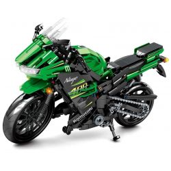 SEMBO 701805 non  KAKAWAKASAKI NARREN 400. bộ đồ chơi xếp lắp ráp ghép mô hình  TECHINQUE KAWASAKI NINJA 400 Kỹ Thuật Công Nghệ Cao Mô Hình Phương Tiện 862 khối