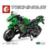 SEMBO 701805 non  KAKAWAKASAKI NARREN 400. bộ đồ chơi xếp lắp ráp ghép mô hình  TECHINQUE KAWASAKI NINJA 400 Kỹ Thuật Công Nghệ Cao Mô Hình Phương Tiện 862 khối