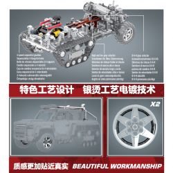 I'M V 42010 non  LAND ROVER NỬA ĐƯỜNG bộ đồ chơi xếp lắp ráp ghép mô hình  LAND ROVER DEFENDER HALF-TRACK BY PRINOTH Kỹ Thuật Công Nghệ Cao Mô Hình Phương Tiện 3420 khối