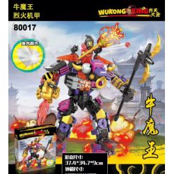 80017 non  NIU QUỶ VUA ROKER bộ đồ chơi xếp lắp ráp ghép mô hình Monkie Kid MONKY LENGEND Tây Du Ký Tôn Ngộ Không 331 khối