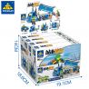 Kazi KY64091 64091 non  KAIZHI ATV TRẠM SỬA CHỮA TRƯỞNG XE TẢI TRUNG TÂM VẬN CHUYỂN HÀNG HÓA bộ đồ chơi xếp lắp ráp ghép mô hình Build Team URBAN FREIGHT Đội Xây Dựng 318 khối