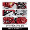 SEMBO 701944 non  XE MÁY HONDA bộ đồ chơi xếp lắp ráp ghép mô hình  TECHINQUE HONDA Kỹ Thuật Công Nghệ Cao Mô Hình Phương Tiện 1205 khối