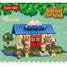 SUPER 18K K103 non  NHÀ NGHỈ ĐỘNG VẬT RỪNG bộ đồ chơi xếp lắp ráp ghép mô hình Movie & Game ANIMAL CROSSING Phim Và Trò Chơi 1225 khối
