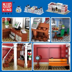 MouldKing 11004 Mould King 11004 non  GA DREAM KINGDOM bộ đồ chơi xếp lắp ráp ghép mô hình Disney Princess MKINGLAND THE STATION OF CREAMLAND Công Chúa 3132 khối